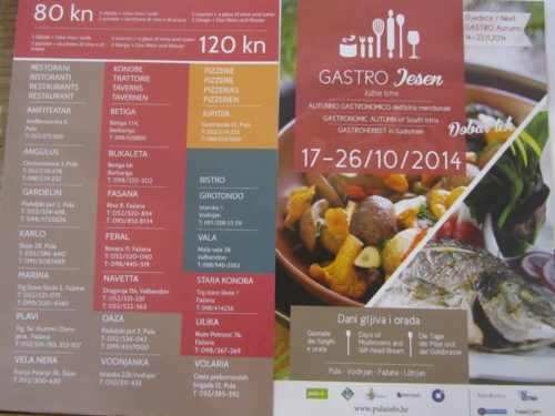 GASTRONOMIC AUTUMN OF SOUTH ISTRIA