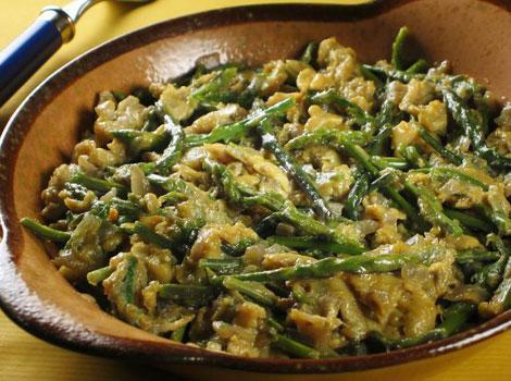 ASPARAGUS AND MUSSEL DISHES